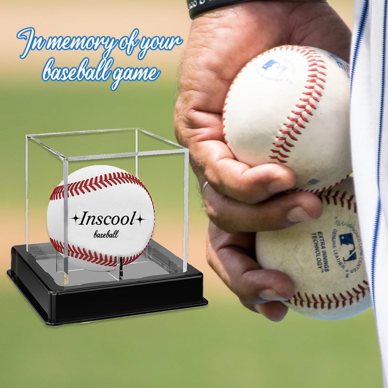 Inscool Acrylic Display Case , UV Protected Baseball Display Case Baseball Holder Acrylic Cube Clear Box Memorabilia Display Cases ,Autograph Display Cases&Storage Baseball Display Case (High Class) - Image 5
